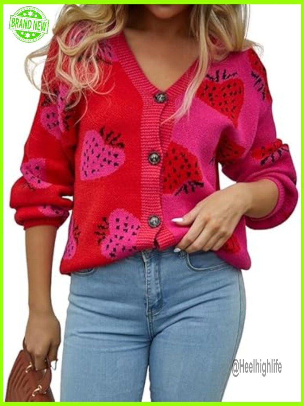 Cropped Cardigan Sweater Long Sleeve Open Front Floral Print Y2K Style